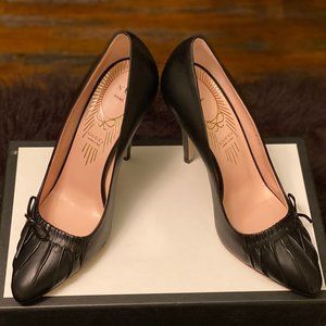 BRAND NEW!!!! GUCCI NAPPA LEATHER CHARLOTTE HEELS